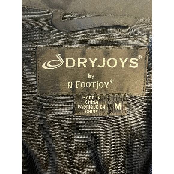 Dryjoys Footjoy FJ Windbreaker Rain jacket Sz M Convertible Zip Off Sleeve Blue - Picture 5 of 10